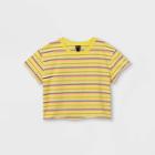 Girls' Boxy Short Sleeve T-shirt - Art Class Yellow