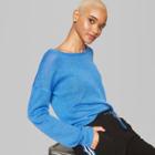 Women's Long Sleeve Lightweight Pullover Sweater - Wild Fable Blue
