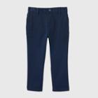 Toddler Boys' Stretch Uniform Straight Fit Pants - Cat & Jack Navy