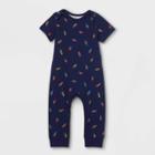 Ev Lgbt Pride Pride Gender Inclusive Ice Cream Print Baby Romper - Navy 0-3m, Ivory/white/blue