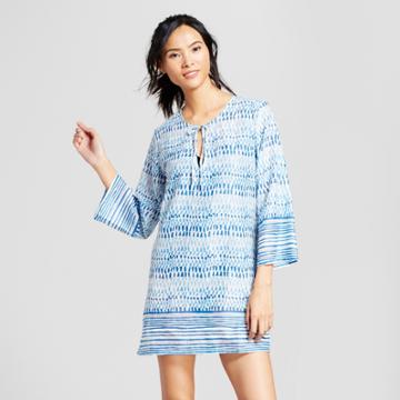 Flora By Rockflowerpaper Rock Flower Paper Women's Beach Tunic - Blue