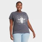 Grayson Threads Women's Plus Size Aries Zodiac Short Sleeve Graphic T-shirt - Gray