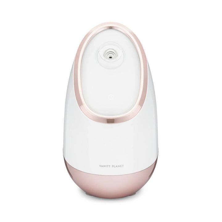 Vanity Planet Facial Steamer - White & Rose Gold