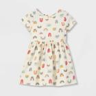 Toddler Girls' Printed Short Sleeve Dress - Cat & Jack 12m,