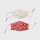 Women's 2pk Adjustable Face Mask - Universal Thread Red