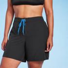 Women's 7 Board Swim Shorts - Wild Fable Black