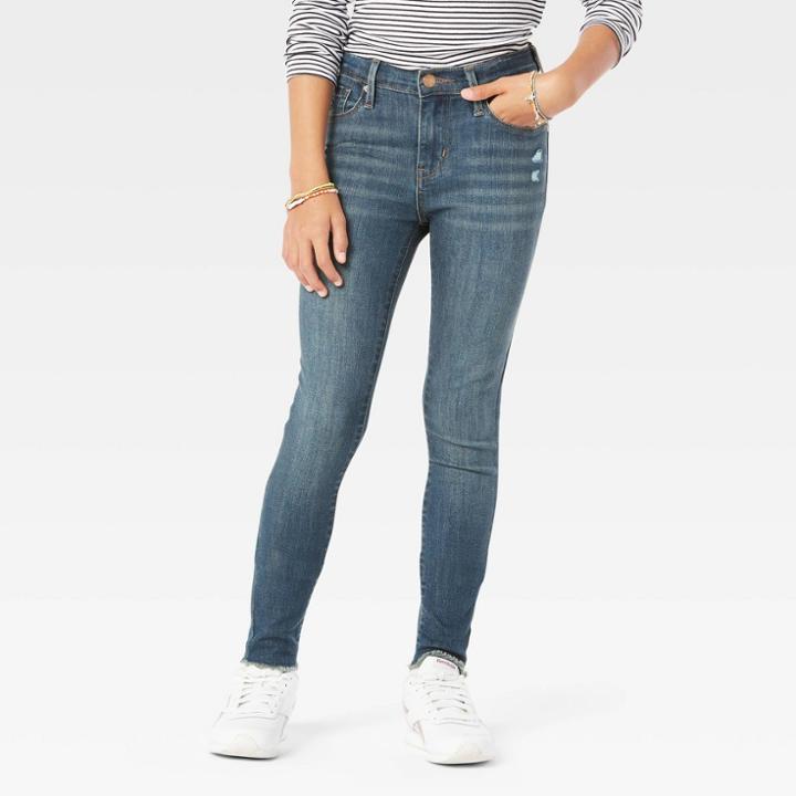 Denizen From Levi's Girls' Super Skinny High-rise Jeans - Dark Wash