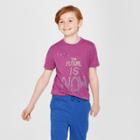 Boys' Short Sleeve The Future Is Now Graphic T-shirt - Cat & Jack Purple