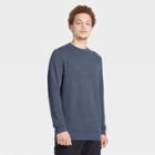 Men's Crewneck Fleece Sweater - All In Motion Navy