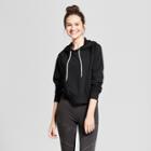 Women's Cropped Hoodie - Mossimo Supply Co. Black