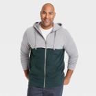 Men's Tall Standard Fit Hooded Sweatshirt - Goodfellow & Co Dark Green