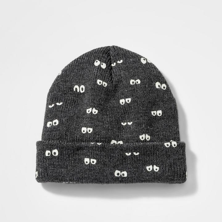 Boys' Glow In The Dark Eyes Beanie - Cat & Jack Gray
