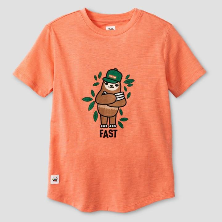 Boys' Toca Boca Sloth T-shirt Bright Orange