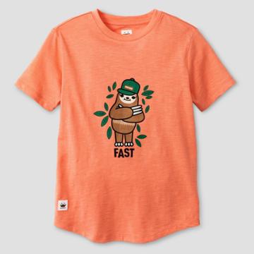 Boys' Toca Boca Sloth T-shirt Bright Orange