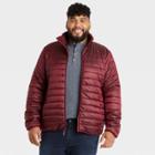Men's Tall Lightweight Trucker Jacket - Goodfellow & Co Dark Red