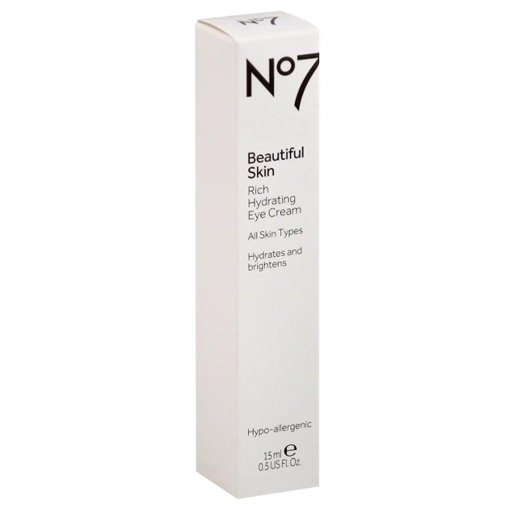 No7 Beautiful Skin Rich Hydrating Eye Cream - .5oz