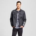 Men's Patched Trucker Jean Jacket - Jackson Charcoal