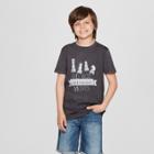 Boys' Short Sleeve Chess Graphic T-shirt - Cat & Jack Black