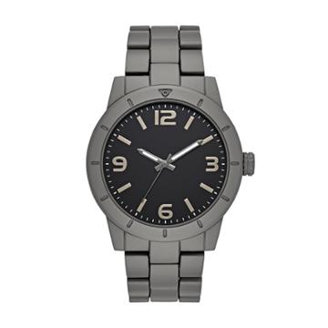 Sure Fit Men's Matte Bracelet Watch - Goodfellow & Co Gray