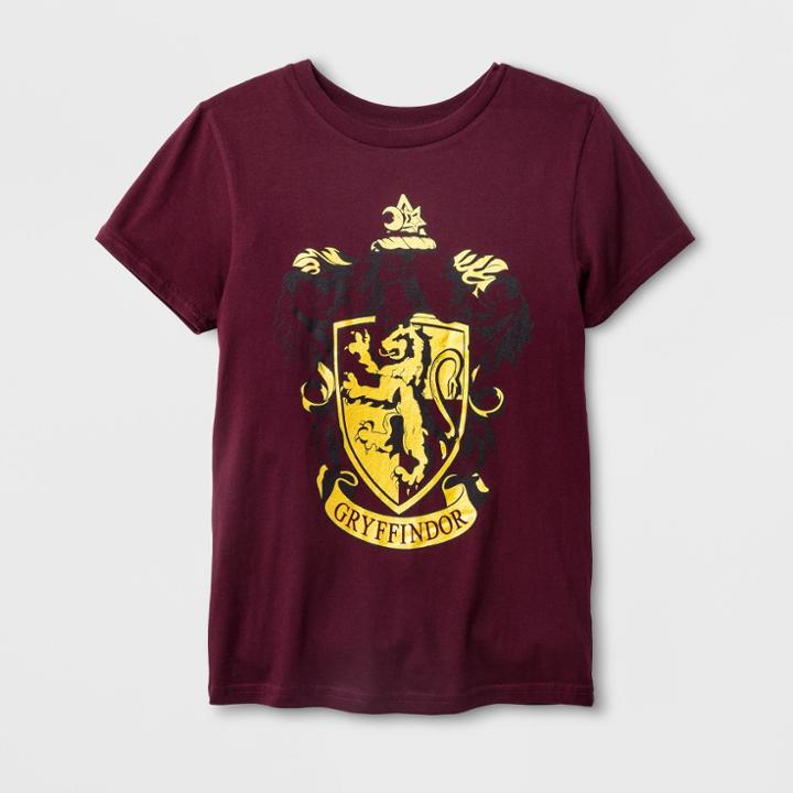 Petiteboys' Harry Potter Gryffindor Short Sleeve T-shirt - Maroon S, Boy's, Size: