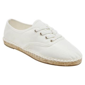 Women's Revel Ayden Lace Up Espadrille - White