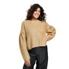 Women's Metallic Back Tie Sweater - Kika Vargas X Target Gold