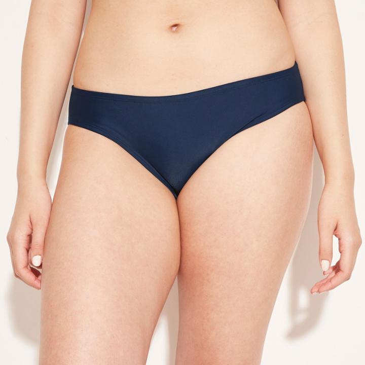 Women's Full Coverage Hipster Bikini Bottom - Kona Sol Navy