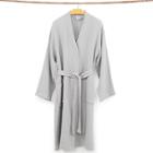 S/m Smyrna Hotel Spa Luxury Robe Gray - Linum Home Textiles