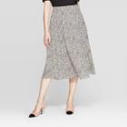 Women's Leopard Print Pleated A Line Skirt - Who What Wear Peach