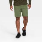 Men's Big & Tall 9 Tech Fleece Shorts - All In Motion Olive Green Xxxl