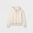 Men's Adaptive Ultra Soft Fleece Hoodie - Goodfellow & Co Beige
