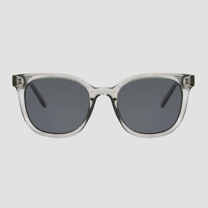 Women's Surf Plastic Sunglasses - A New Day Gray, Women's, Size: Small, Gray/blue