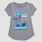 Disney Girls' The Lion King Short Sleeve T-shirt - Heather Gray