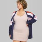 Women's Plus Size Sleeveless Tank Mini Dress - Wild Fable Dusty Pink