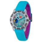 Girls' Disney Finding Dory Clear Plastic Time Teacher Watch - Blue/purple, Girl's