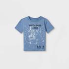 Toddler Boys' Star Wars Darth Vader Lives Short Sleeve Graphic T-shirt - Blue 2t - Disney