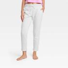 Women's Fleece Tapered Leg Pants - All In Motion Heathered Gray