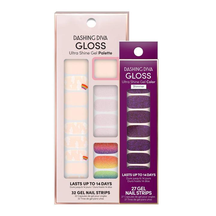 Dashing Diva Gloss Ultra Shine Gel Nail Art Palette - Cloud