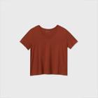 Women's Plus Size Short Sleeve Slim Fit V-neck Essential T-shirt - Ava & Viv Red