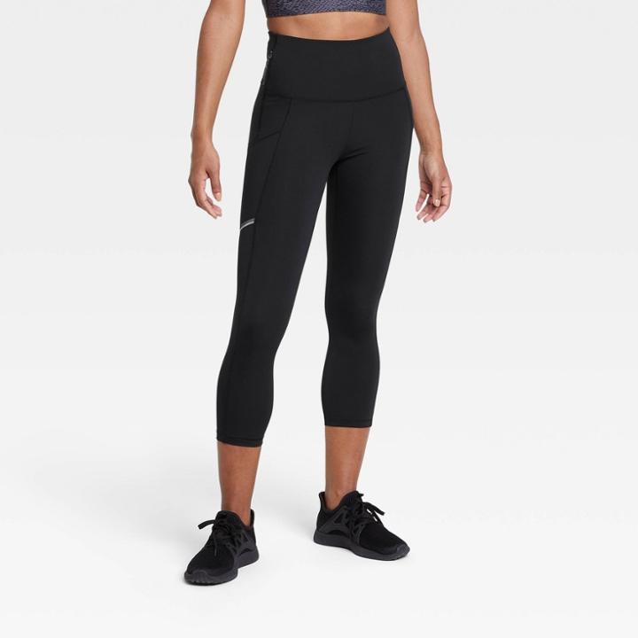 Women's Sculpt Ultra High-rise Run Capri Leggings - All In Motion Black