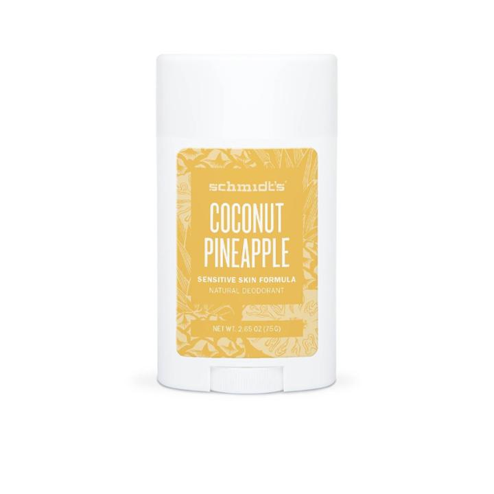 Schmidt's Coconut Pineapple Aluminum-free Natural Deodorant Stick For Sensitive