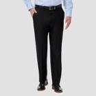 Haggar Men's Big & Tall Premium Comfort Classic Fit Flat Front Dress Pants - Black