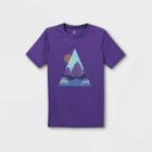 Boys' Short Sleeve Mountain Graphic T-shirt - All In Motion Purple