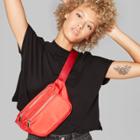 Women's Cropped Mock Neck Boxy Short Sleeve T-shirt - Wild Fable Black