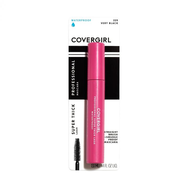 Covergirl Professional Super Thick Lash Waterproof Mascara - 225 Very Black, Waterproof Very Black