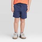 Toddler Boys' Knit Pull-on Shorts - Cat & Jack Navy 12m, Toddler Boy's, Blue