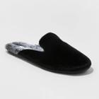 Women's Juliette Velvet Loafer Slippers - Stars Above Black