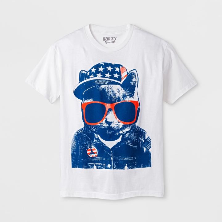 Bioworld Boys' Short Sleeve Graphic T-shirt - White