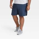 Men's Big &tall 9 Lined Run Shorts - All In Motion Navy