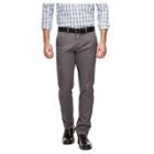 Haggar H26 - Men's Big & Tall Slim Fit Stretch Chino Pants Medium Grey 38x36,
